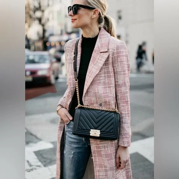 H&M Textured Tweed Coat - Picture 1 of 12